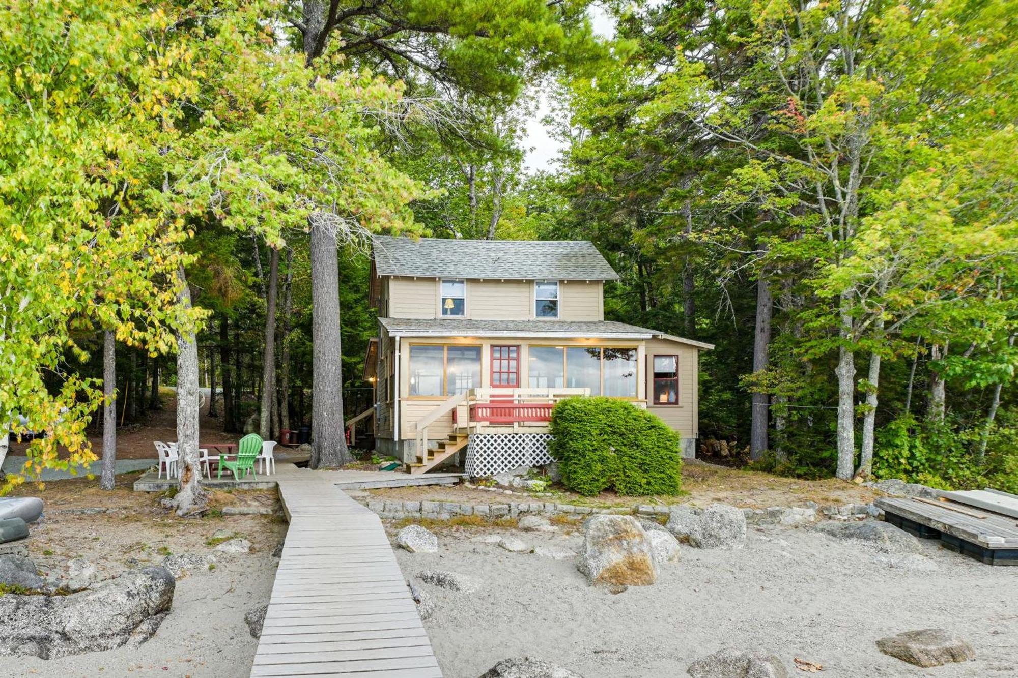 Dock, Beach, Views Rustic Green Lake Cottage Otis 外观 照片